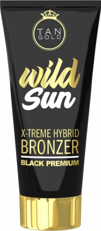 TanGold wildSun BLACK PREMIUM X-TREME HYBRID BRONZER 200 ml