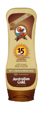 Australian Gold SPF 15 Lotion + bronzer 237 ml